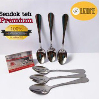 Sendok Teh Stainless Premium Tebal GLANZ