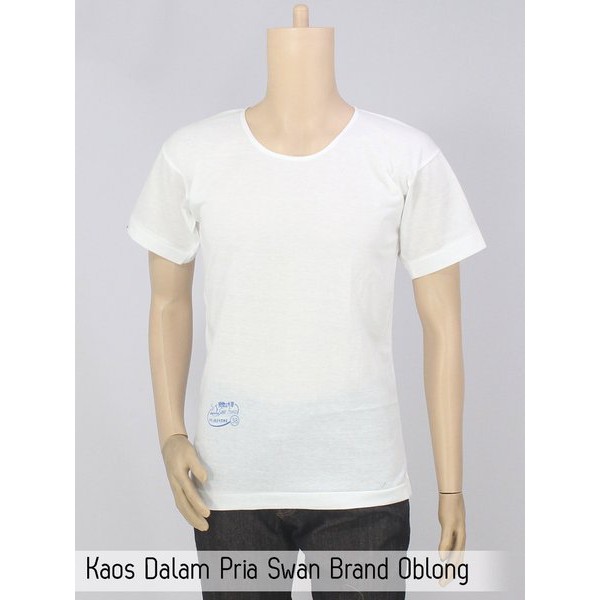 [SA] KAOS OBLONG SWAN ORIGINAL RRC / KAOS OBLONG SWAN BRAND ORIGINAL RRC UKURAN 34 36 38 40 42 44