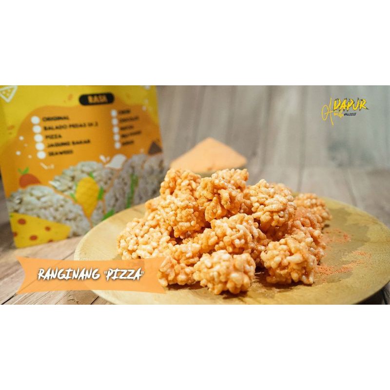 

Rangginang Varian Pizza