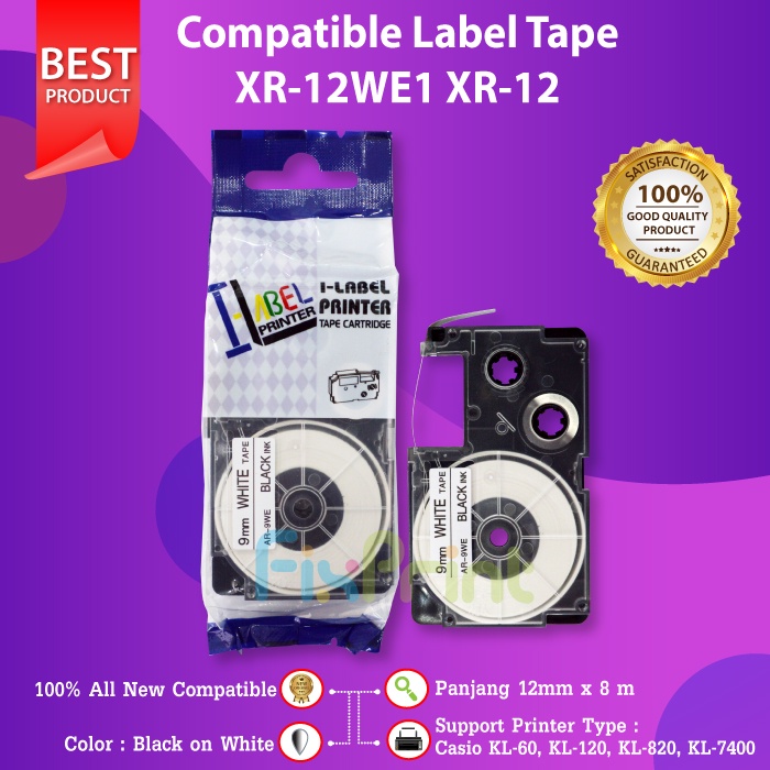 Pita / EZ Label Tape Printer Csio 12mm