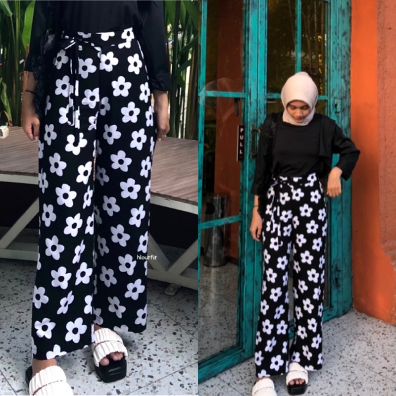 HL BLOSSOM HIGHWAIST KULOT (REALPICT)