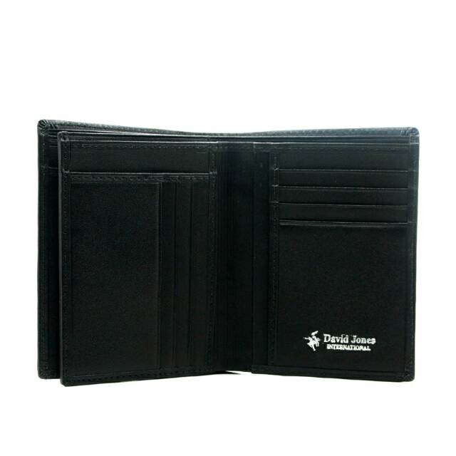 [SALE - KULIT ASLI] Dompet Pria Kulit Asli David Jones 3 dimensi - Slot Kartu Banyak 