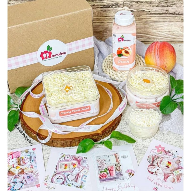 

Hampers Salad/ Salad Hampers/ Mamaayu Hampers/ Salad Peach