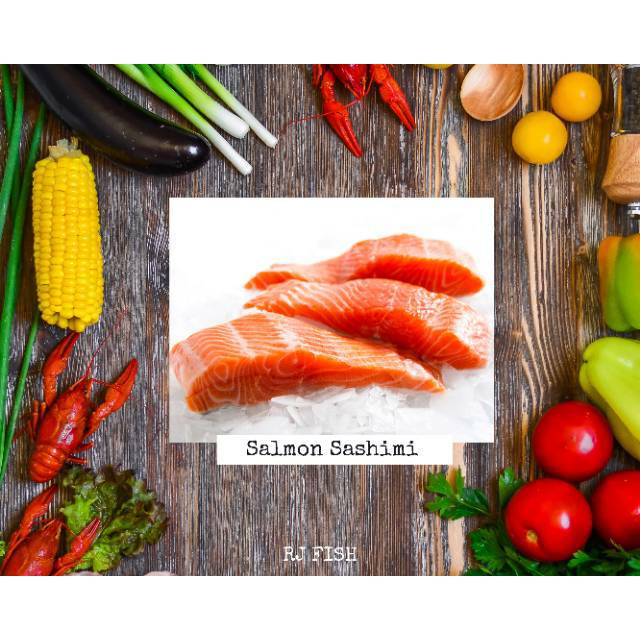 

Fillet Ikan Salmon Fresh beku RJ Fish 100gr