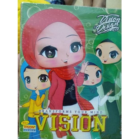 

㊊ (940gr) 1pak buku tulis vision isi 38 lembar TERMURAH 77 ☀
