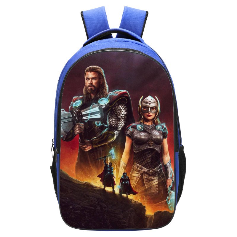 Tas Sekolah Laki-Laki SD SMP SMA Thor Avangers Marvel Superhero Tas Import Besar Kecil Tas Karakter