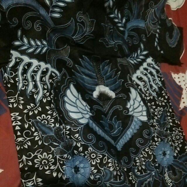 Kemeja Batik Pria Lengan Pendek Size M L Xl Xxl Bswart Batik Hrb026 Kenongo Hem Panjang Padi