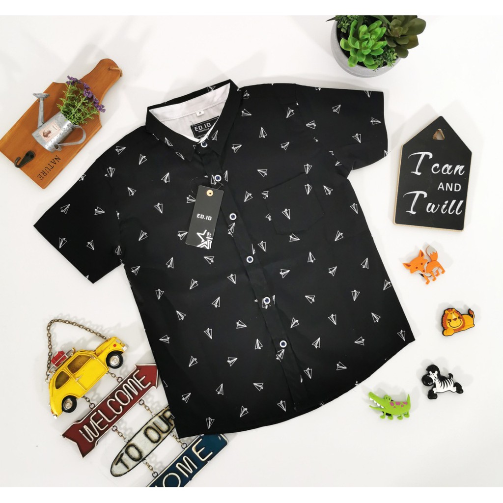 MOKOKOMO kemeja anak laki-laki Mercy kemeja anak Lengan pendek Fashion Anak Terbaru