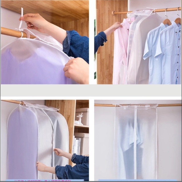 Cover Pelindung Baju Gantungan Pakaian Anti Debu Penutup Pakaian Baju Sarung Baju Gantung Water MALL