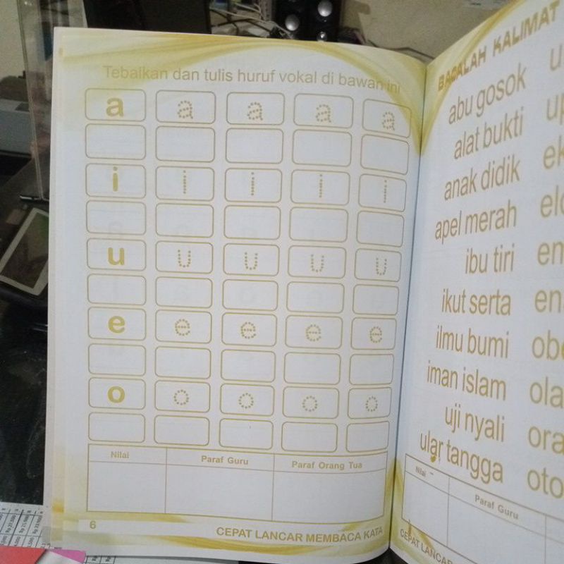 Buku Cepat Lancar Membaca Kata (21×29cm)
