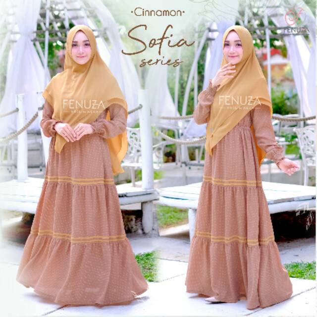 Gamis Sofia/ Gamis Fenuza/ Fenuza Muslim Wear/ Busana Muslim