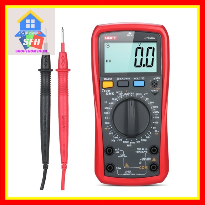 Multitester Digital Uni-T Ut890D Multi Meter Avo Avometer 890D Plus T0448