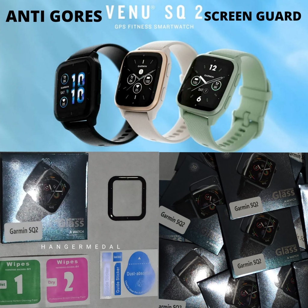 Anti Gores GARMIN VENU SQ 2 MUSIC SQ2 Pelindung Layar HYDROGEL