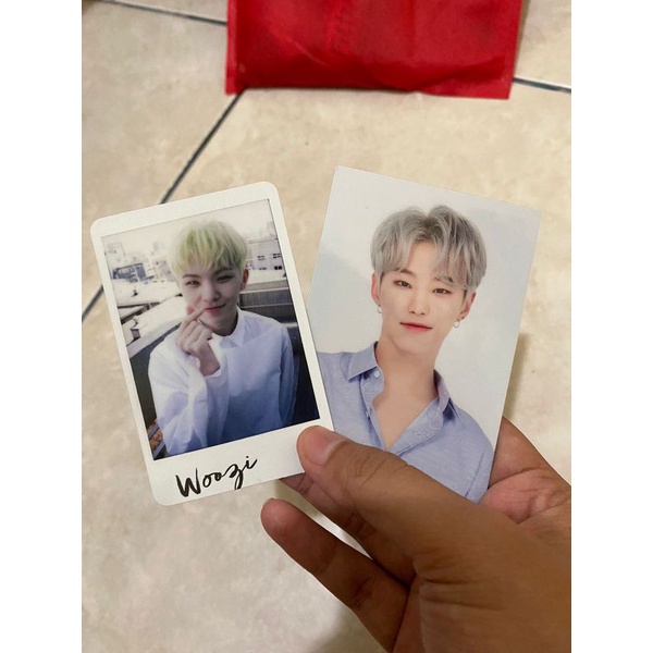 Pc photocard all alone al1 woozi seveteen