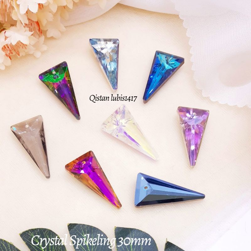 Crystal spike austria uk 20x39mm dan 10x18mm