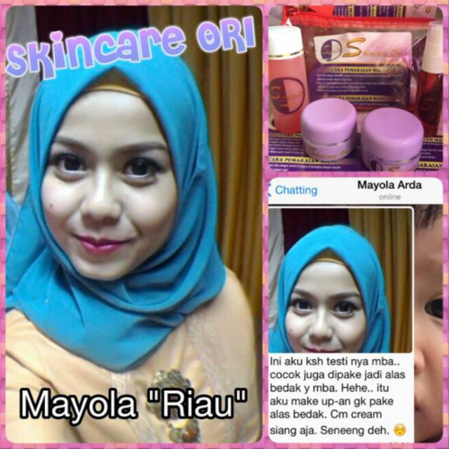 cream skincare original mengatasi masalah wajah : memutihkan kulit pada wajah