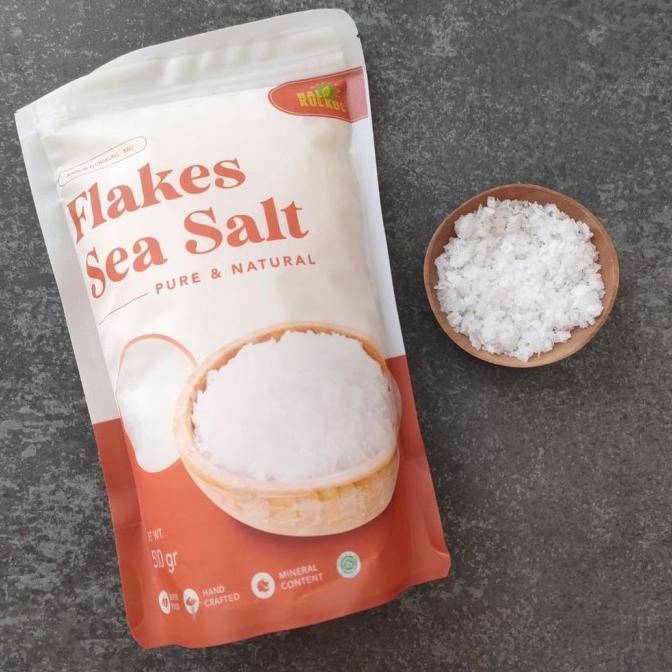 

Natural Flakes Sea Salt Garam Laut 500 gr - Natural Bali Kulkul