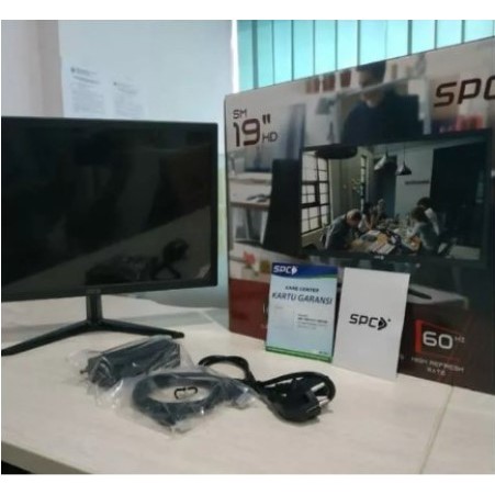 MONITOR LED SPC SM-19HD 19 Inch VGA HDMI Garansi Resmi