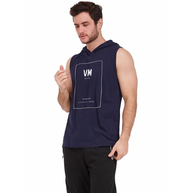 Vm Kaos Buntung Hoodie Singlet Topi Biru Dongker - Vm-033