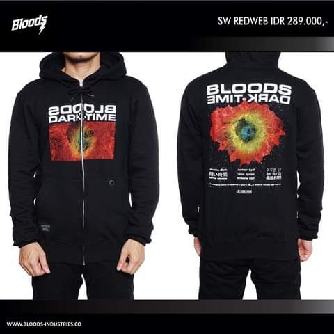 Jaket / Sweater / Hoodie / Distro Bandung BLOODS (100% Asli Original) ORI #4