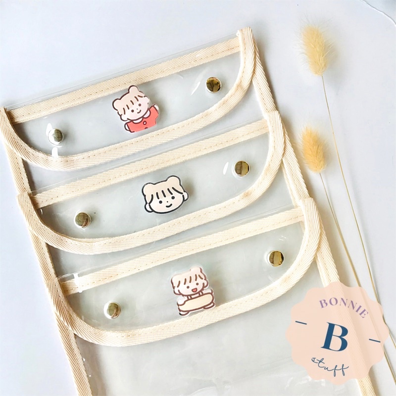 

Pouch transparan/ map bening/ map jelly bening