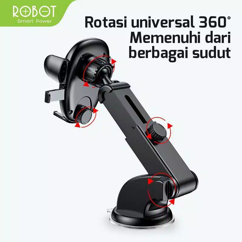 Mount Car Holder Mobil Docking Robot RT-CH11S 360 STAND Bracket Hp GPS