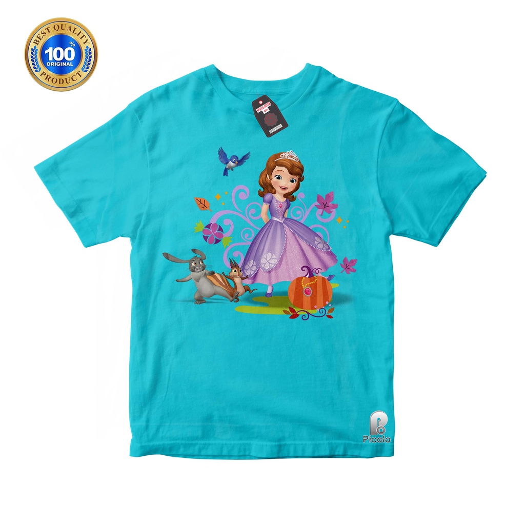 KAOS ATASAN ANAK SOFIA THE FIRTS USIA 2-10thn