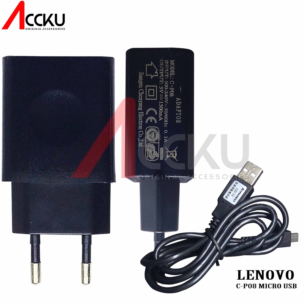 TRAVEL CHARGER LENOVO 1.5A MICRO USB  C-P08 ORIGINAL