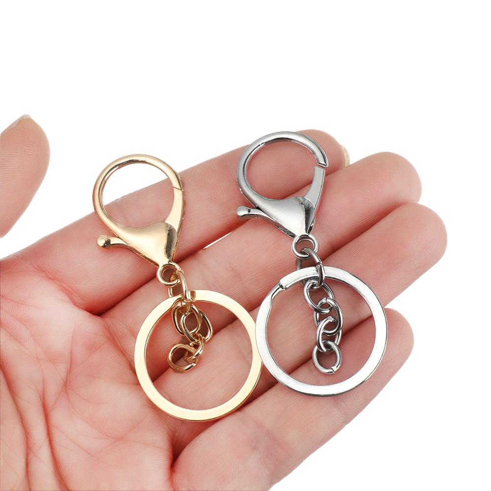 Lily 5pcs Split Key Ring High Quality Gantungan Kunci Membuat Holder Key Hook