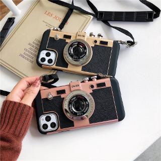 Case Silikon Desain Kamera Vintage Anti Jatuh Untuk Iphone