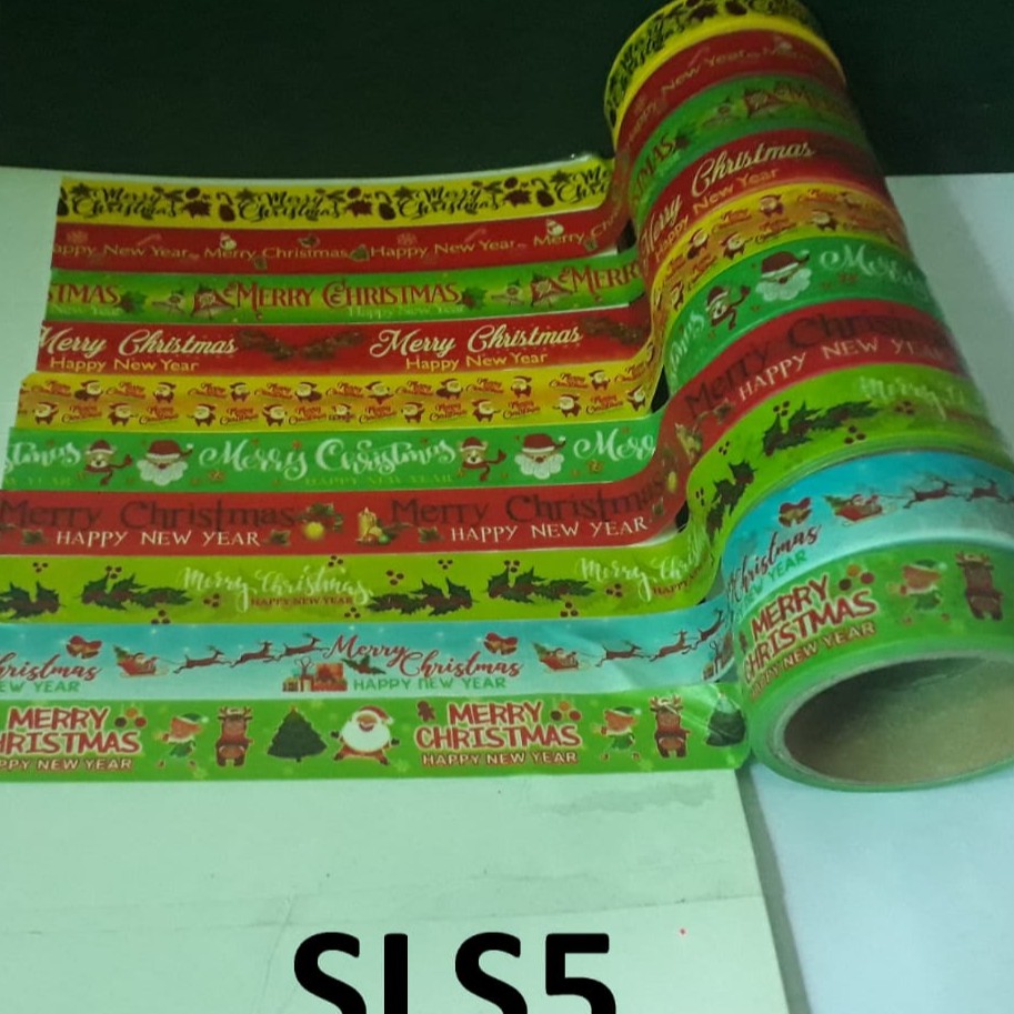 

Sealtape solasi natal christmas per pcs