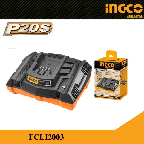 RAPID CHARGER 4.0AH CORDLESS SHARE 20V / FAST CHARGER INGCO FCLI2003