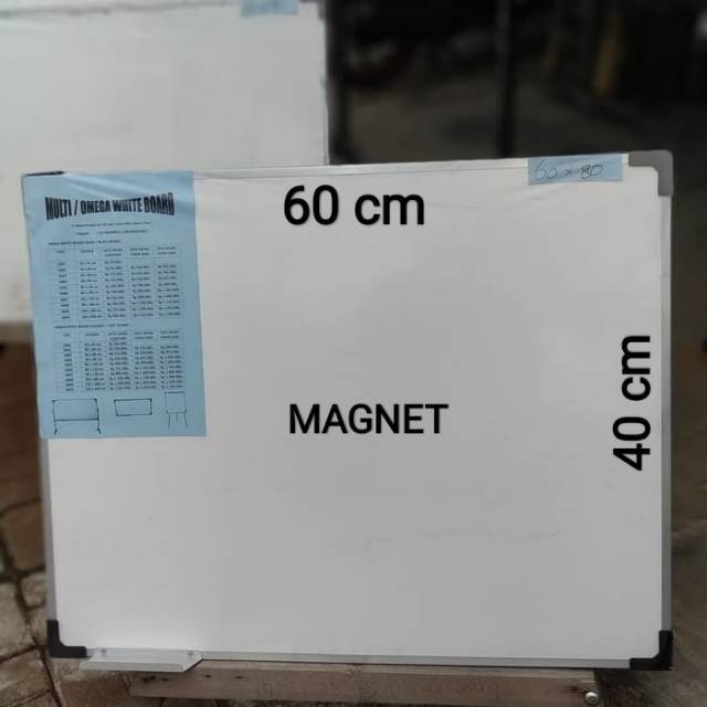 

white board mini 40 x 60 cm papan tulis untuk belajar magnet