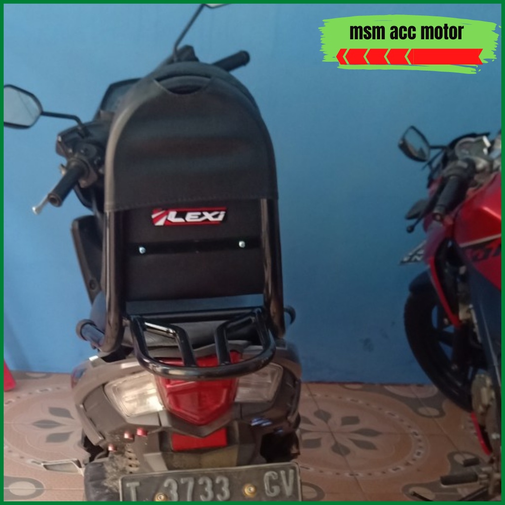 Sandaran Jok Motor Lexi, Xeon, Xride, Xeon dll Semua Tahun dan Semua Type