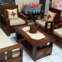 kursi tamu minimalis kotak kayu jati jepara