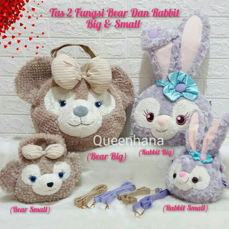 Tas Girl / Tas Boneka Anak Stella Rabbit / Tas Slingbag Anak