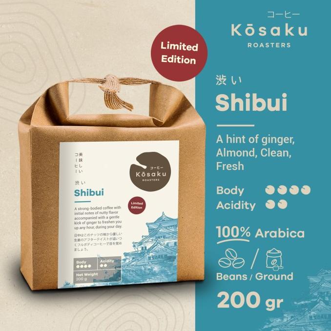 

[COD] Kosaku Shibui Coffee Bean 200gr - Biji Kopi Arabika [COD]
