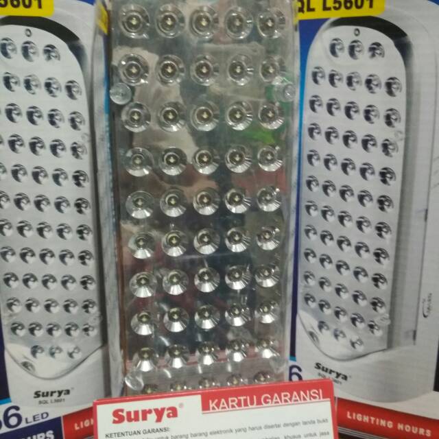 Lampu led emergency surya