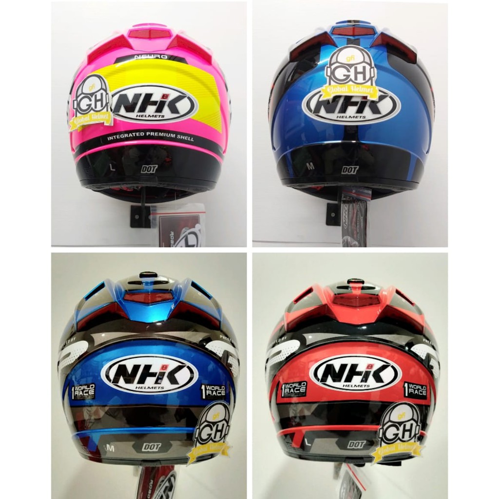 NHK GP1000 STAR GP1000 R75 DOUBLE VISOR NHK GP-1000 NHK GP1K