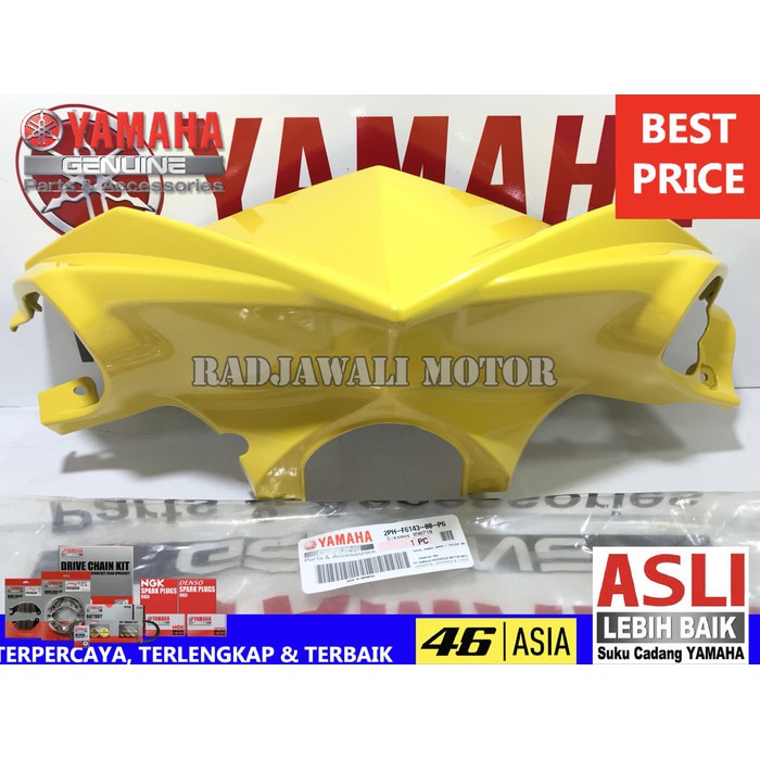 BATOK COVER DEPAN MIO M3 125 KUNING ASLI ORIGINAL YAMAHA fix