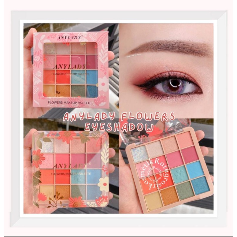 [ECER] EYESHADOW FLOWERS MAKE UP PALETTE ANYLADY NO.833