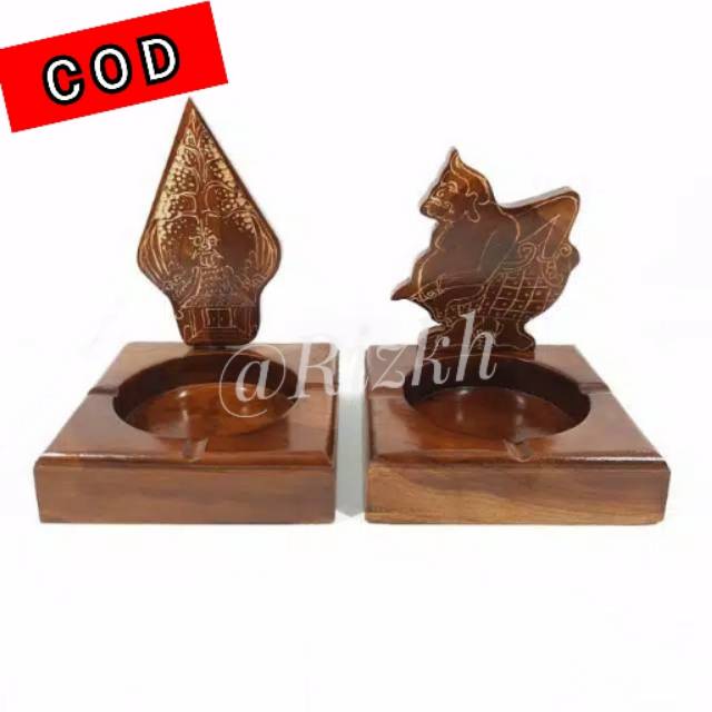 Set Asbak Motif Pewayangan