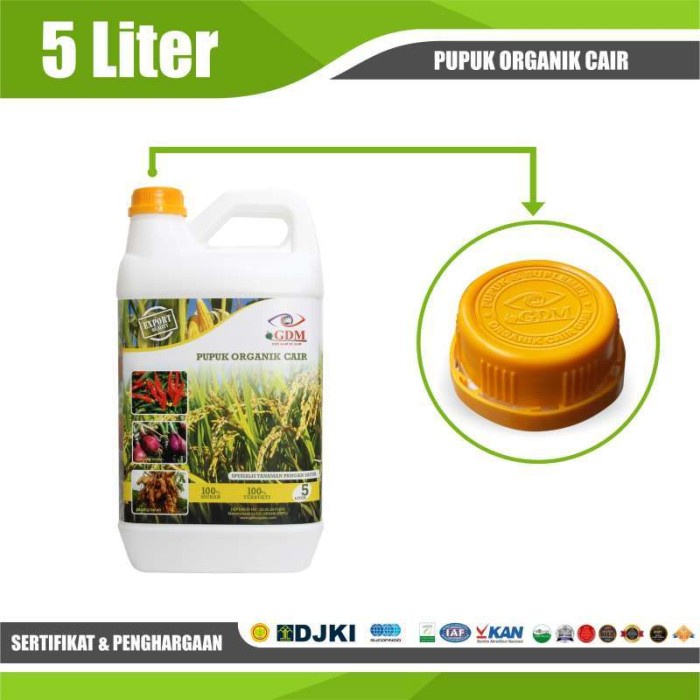 Jual PUPUK ORGANIK CAIR GDM PANGAN DAN SAYUR 5LITER Shopee Indonesia