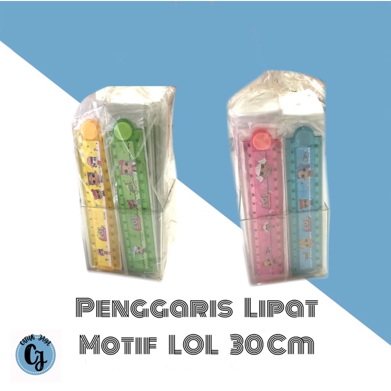 

Penggaris Lipat Motif LOL 30 Cm