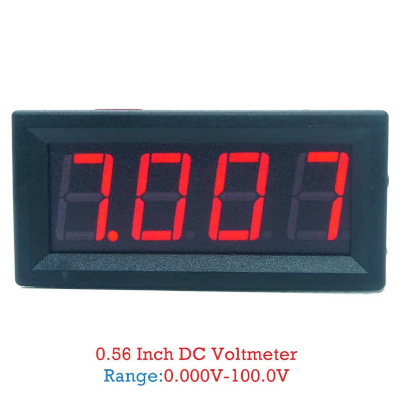 Mary Super Mini 0.56 Inch Voltmeter 4 digit 100V Untuk 13 12 Pro Max / Pro / Mini