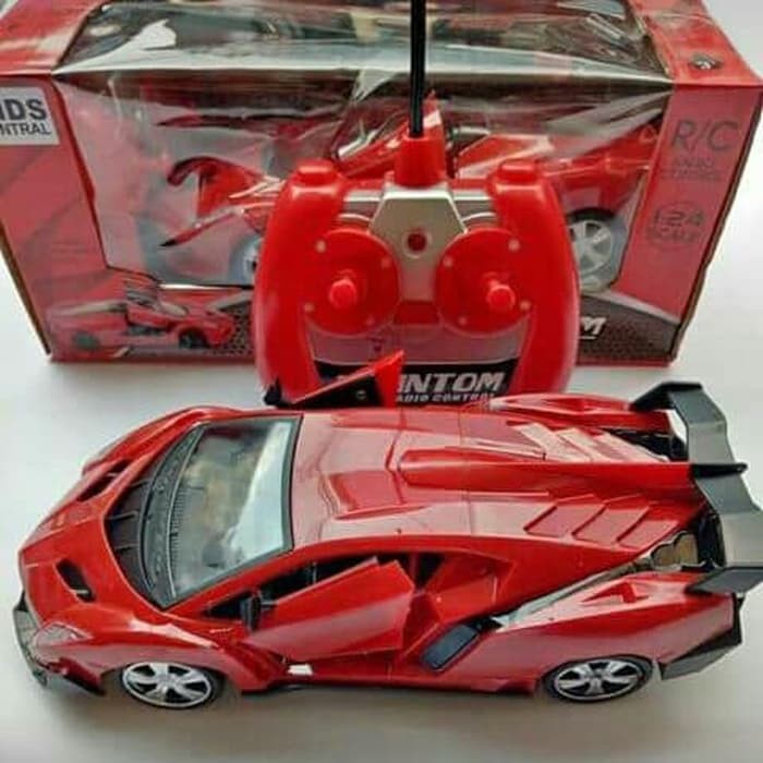 mobil remot control lamborghini buka pintu