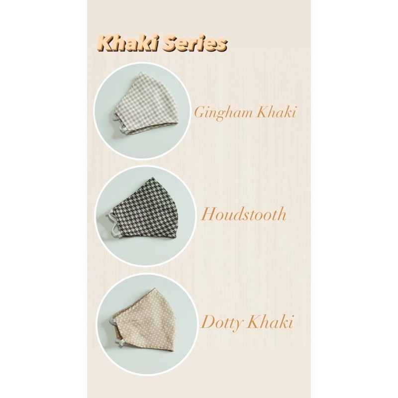 Masker Kain Motif dan Bordir 2ply