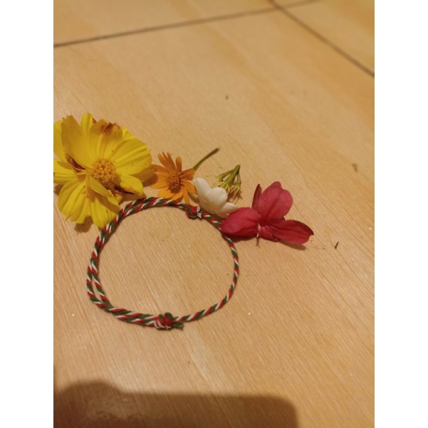 gelang  bali tridatu minimalis 2mm gelang pria wanita