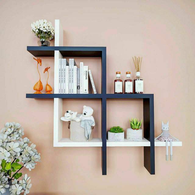  Rak  vas bunga dari  kayu  buku dinding  minimalis  foto boneka ruang tamu tengah dapur  kamar tidur 