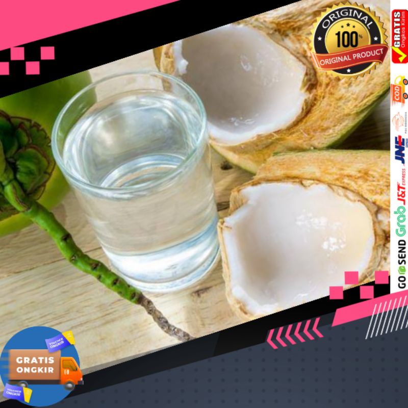 

Promo air kelapa muda segar murni 100%asli